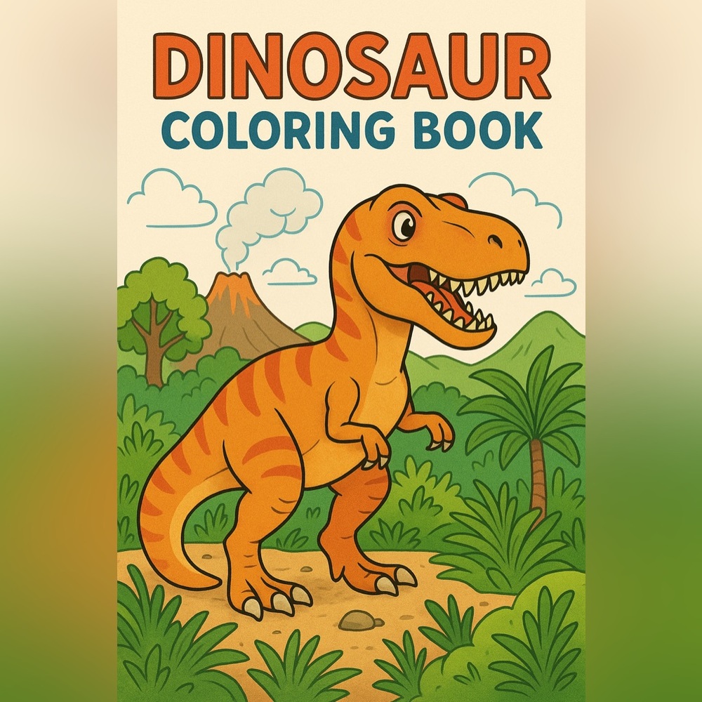 Dinosaur Coloring Book for Kids